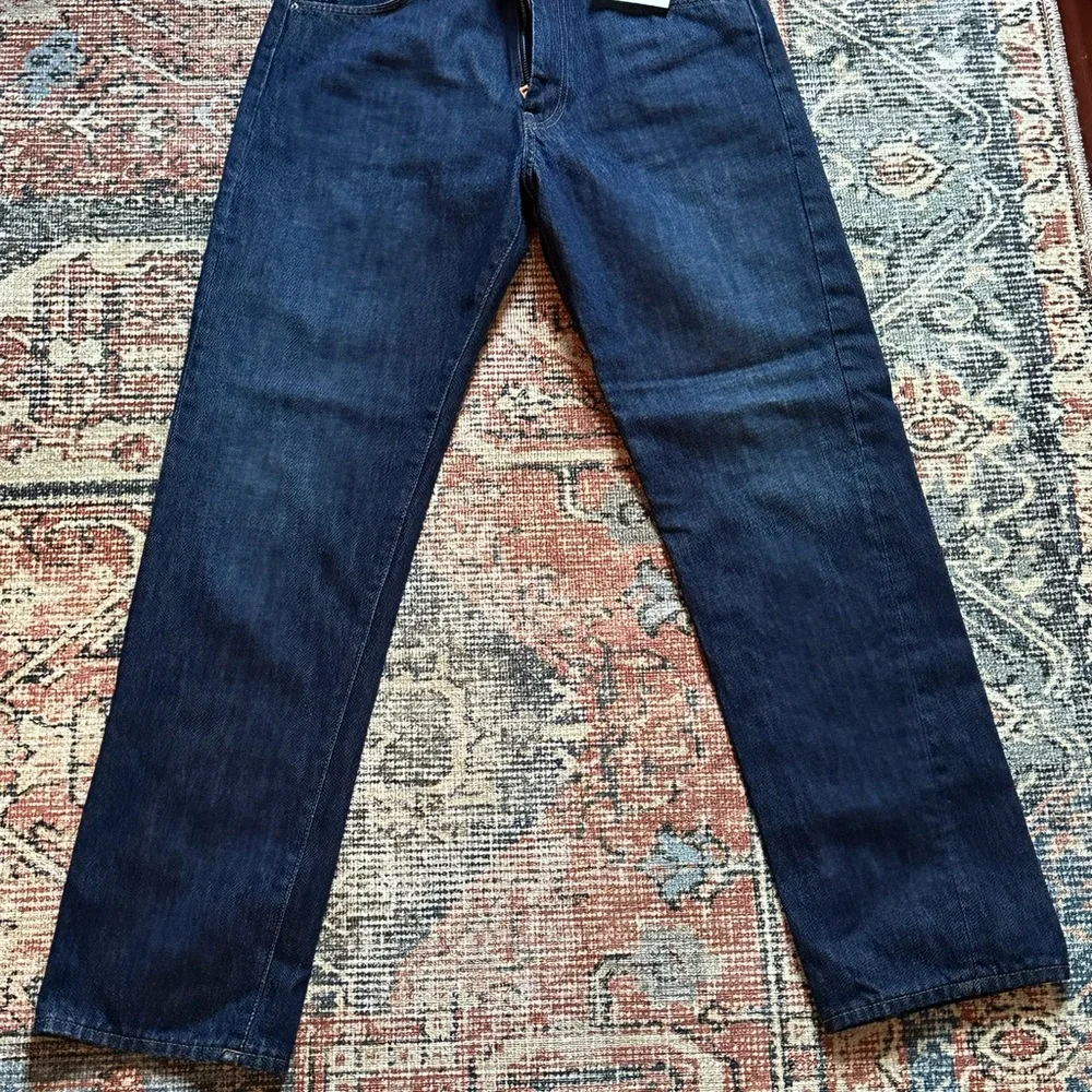 Toteme Dark Indigo Straight-Leg Jeans